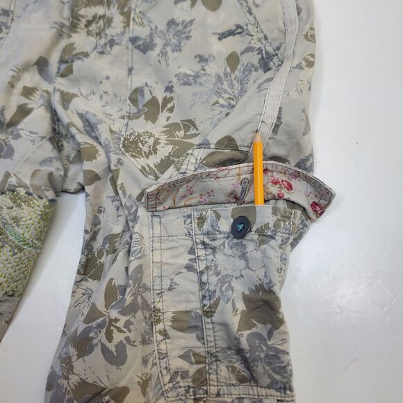 Hei Hei Anthropologie Jeans Camo Cargo Utility Pockets Lightweight Women's Sz 2 - Picture 12 of 16